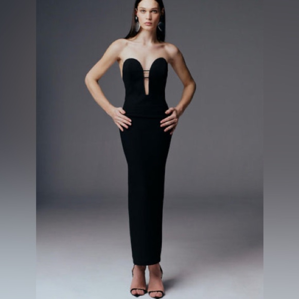 New Arrivals Black Strapless Dress